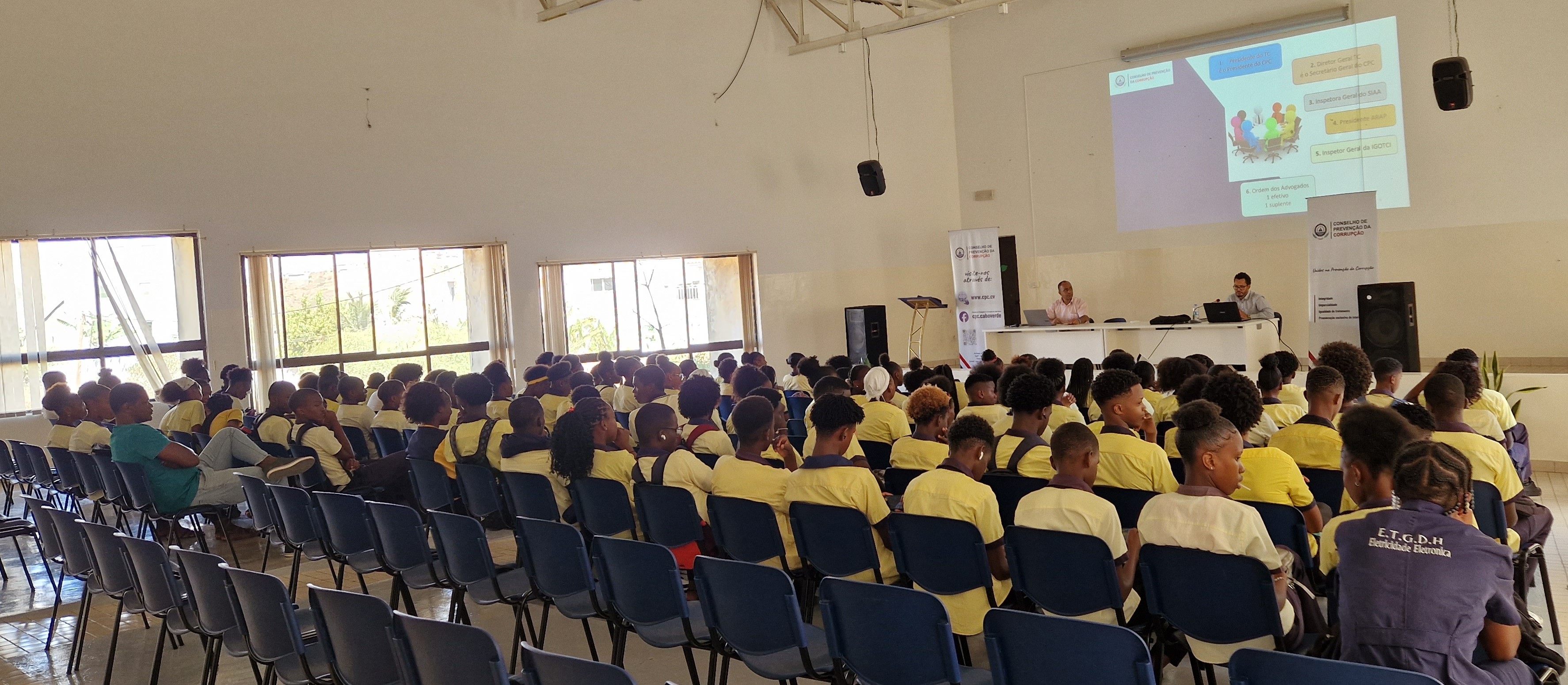 12ª Ação Pedagógica/Educativa na Escola Técnica Grão-Duque de Henri em Assomada